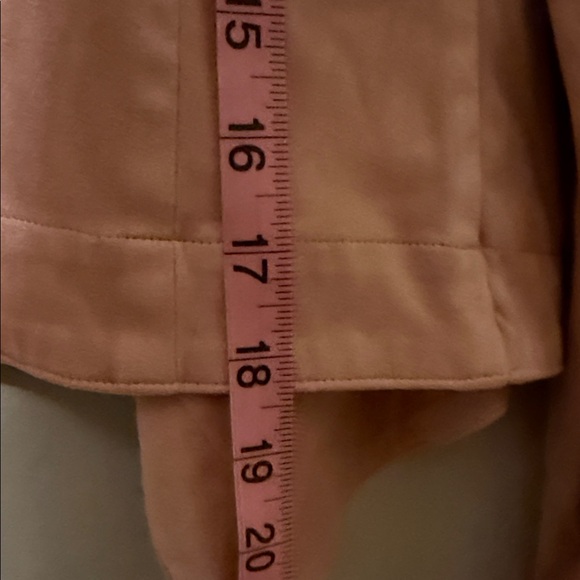 Romeo & Juliet Couture Pink Draped Suede Feel Blazer Medium - Picture 6 of 6